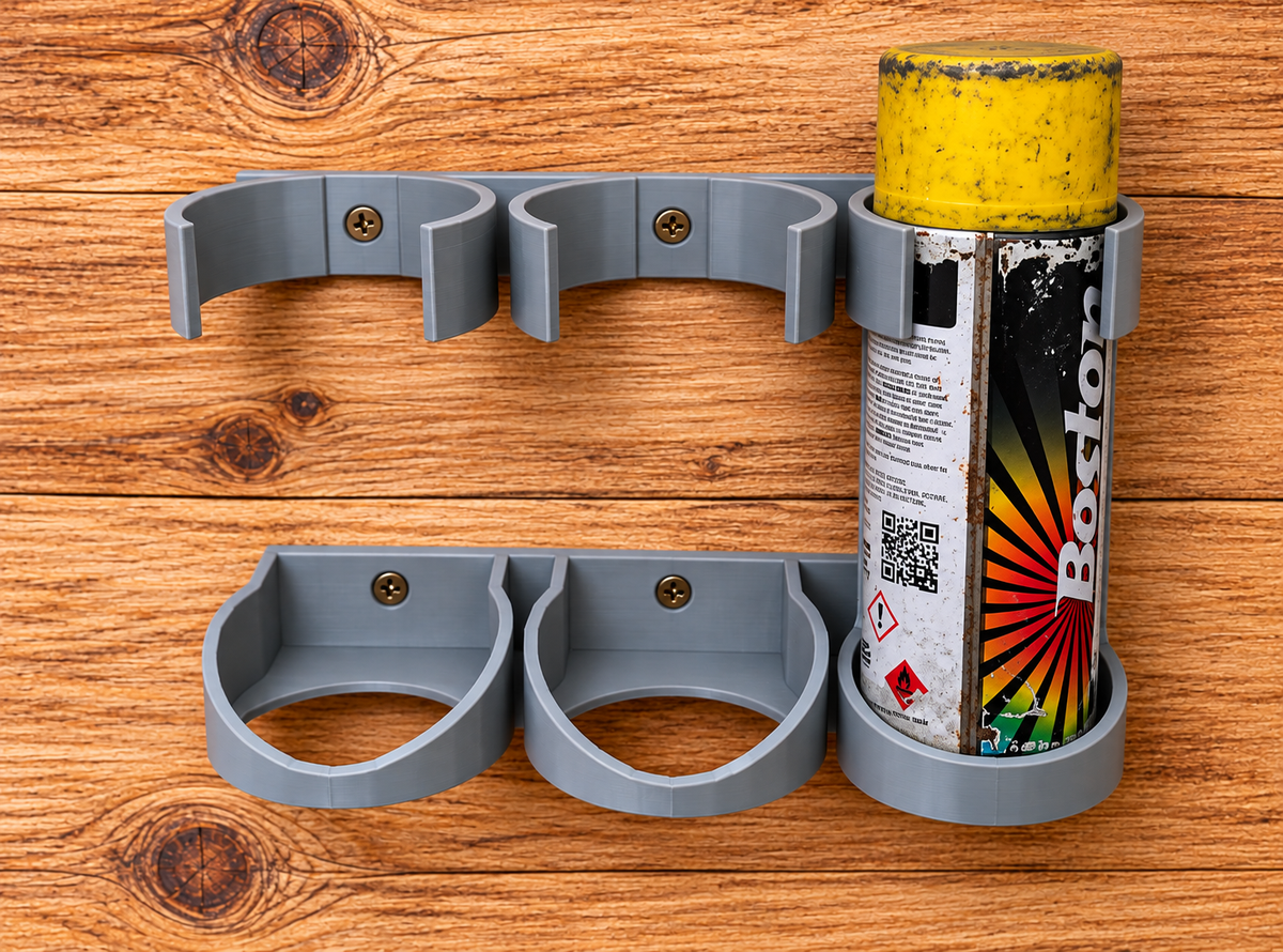 Spray Can Holder - 3 Bay