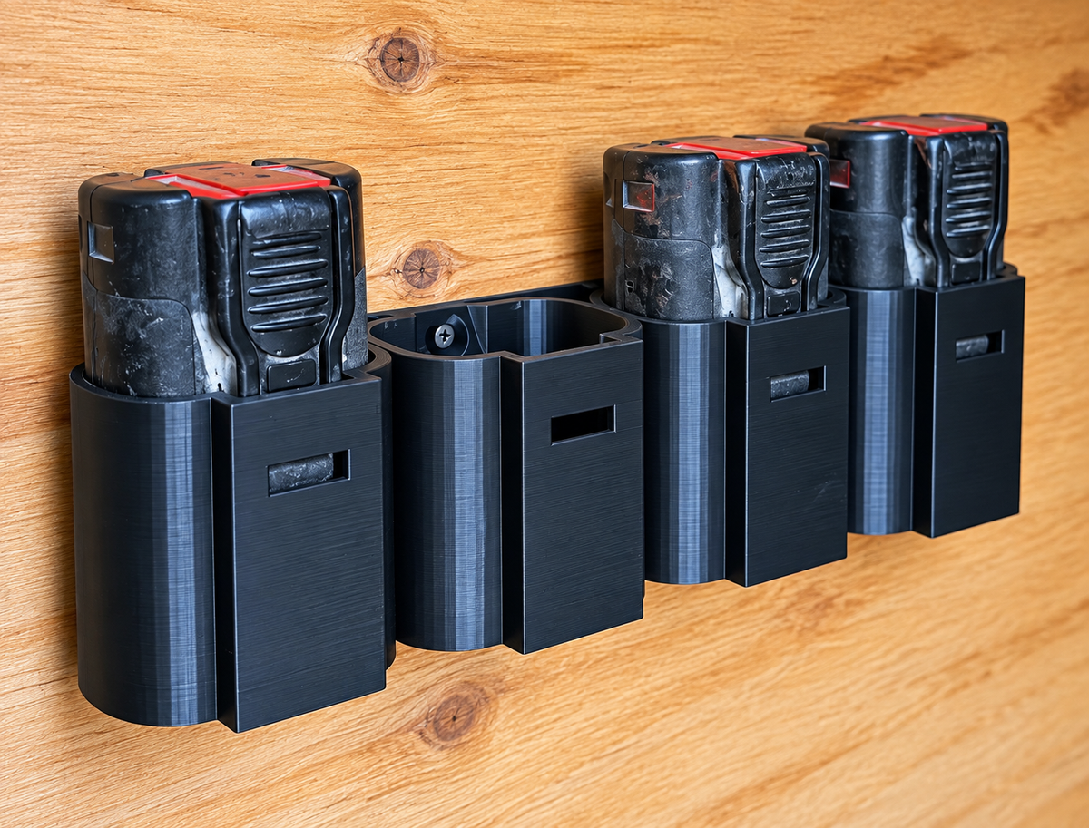 Paslode Battery Mount - 4 Bay Multi